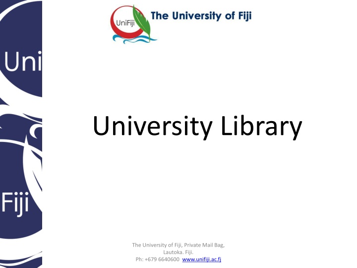 University of Fiji Library Services Overview