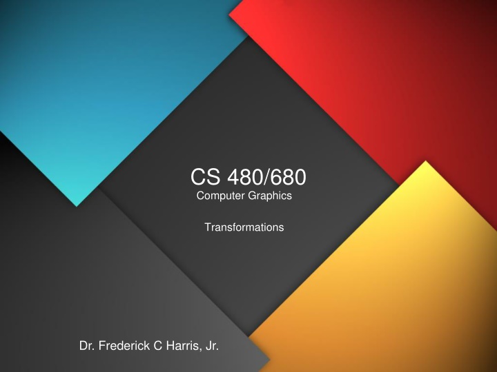 cs 480 680 computer graphics n.w