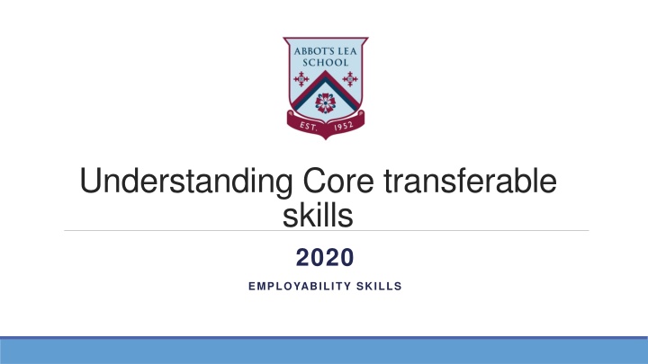 understanding core transferable skills 2020 n.w