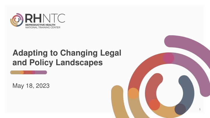 adapting to changing legal and policy landscapes n.w