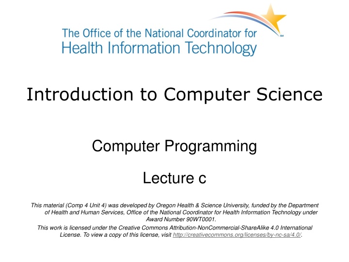 introduction to computer science n.w