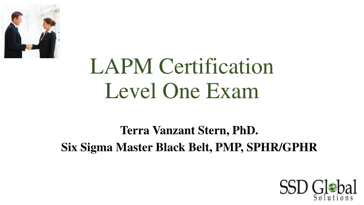 lapm certification level one exam n.w