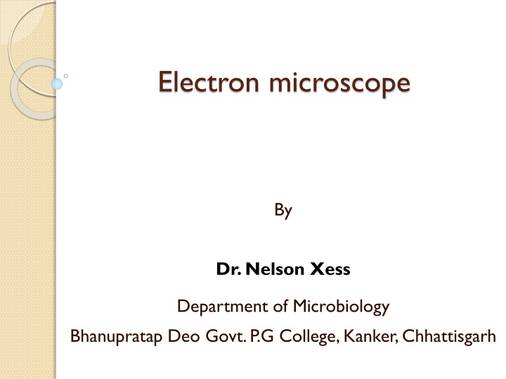 electron microscope n.w