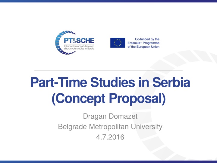 part time studies in serbia concept proposal n.w