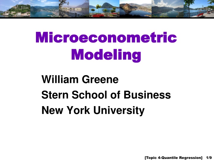 microeconometric microeconometric modeling n.w