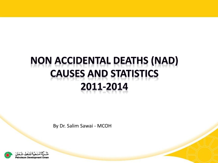 non accidental deaths nad causes and statistics n.w