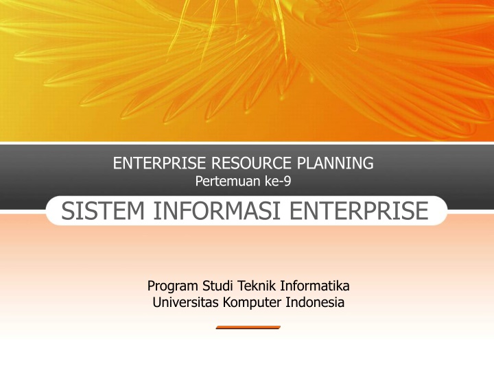 enterprise resource planning pertemuan ke 9 n.w
