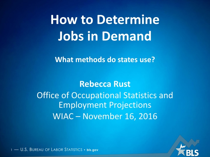 how to determine jobs in demand n.w