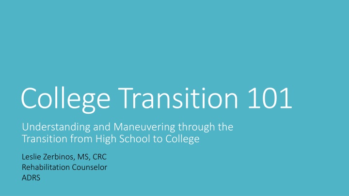 college transition 101 understanding n.w