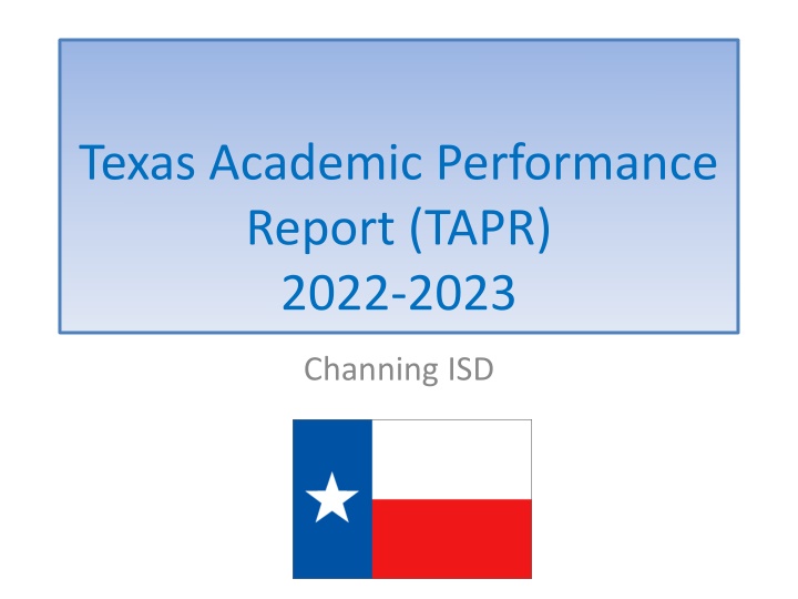 texas academic performance report tapr 2022 2023 n.w