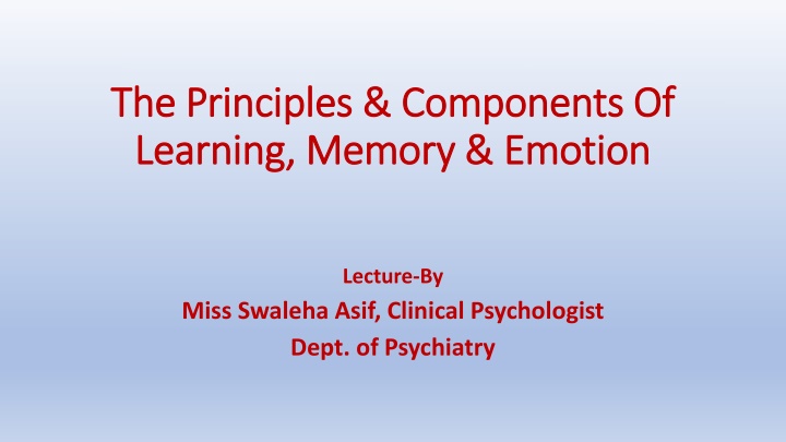 the principles components of the principles n.w
