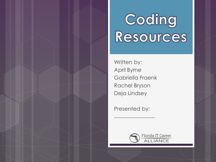 coding resources n.w