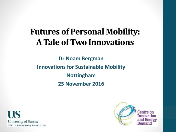 futures of personal mobility a tale n.w