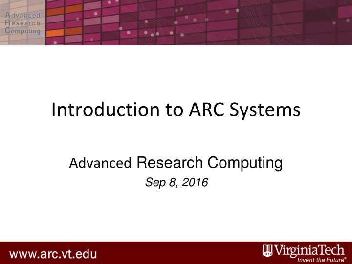 introduction to arc systems n.w