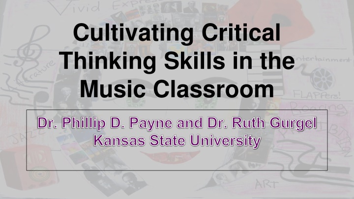cultivating critical thinking skills in the music n.w