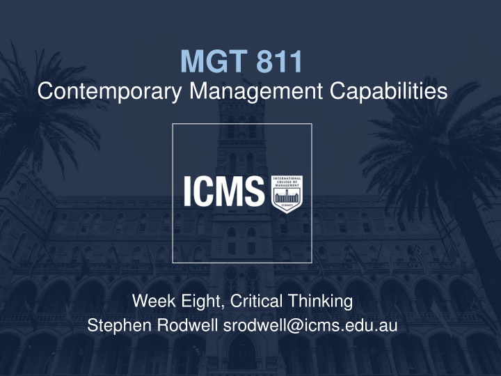 mgt 811 n.w