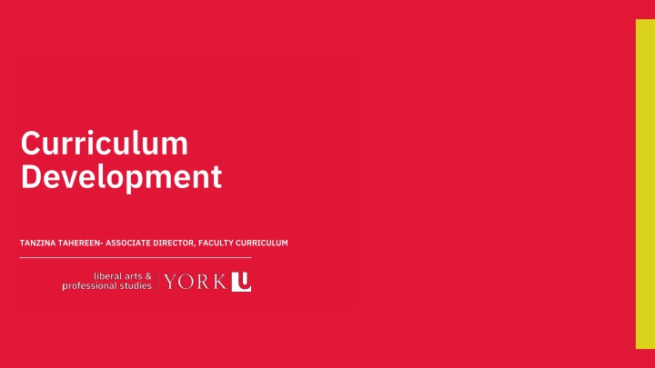 curriculum development n.w