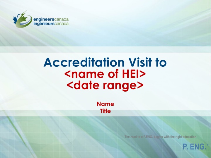 accreditation visit to name of hei date range n.w