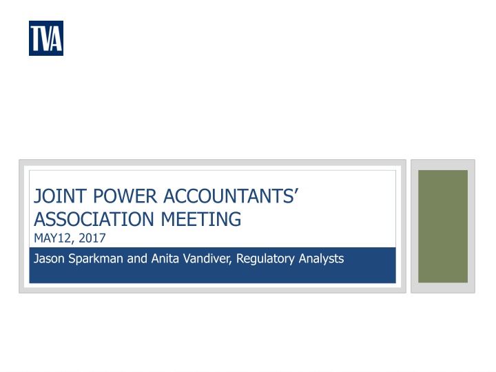 joint power accountants association meeting may12 n.w