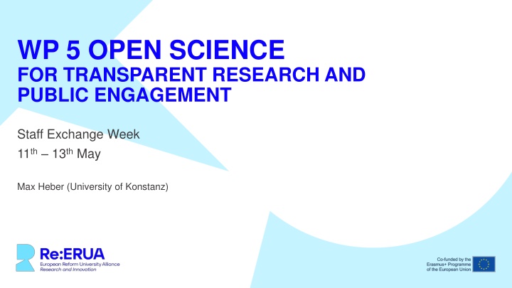 wp 5 open science for transparent research n.w