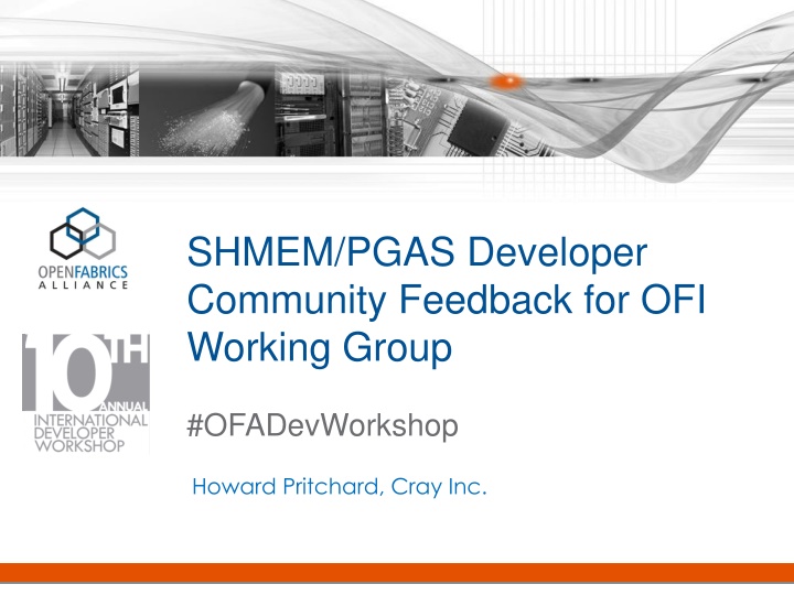 shmem pgas developer community feedback n.w