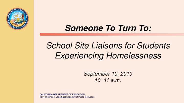 School Site Liaisons for Students Experiencing Homelessness - Ensuring Equal Access to Education