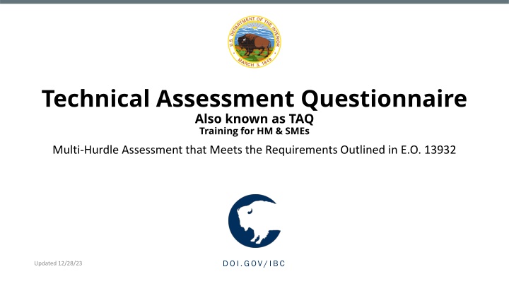 technical assessment questionnaire also known n.w