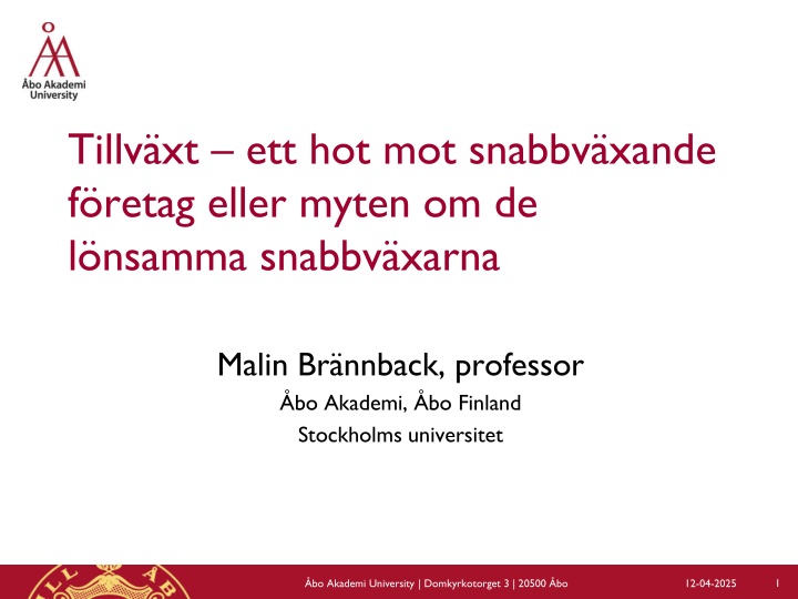 tillv xt ett hot mot snabbv xande f retag eller n.w