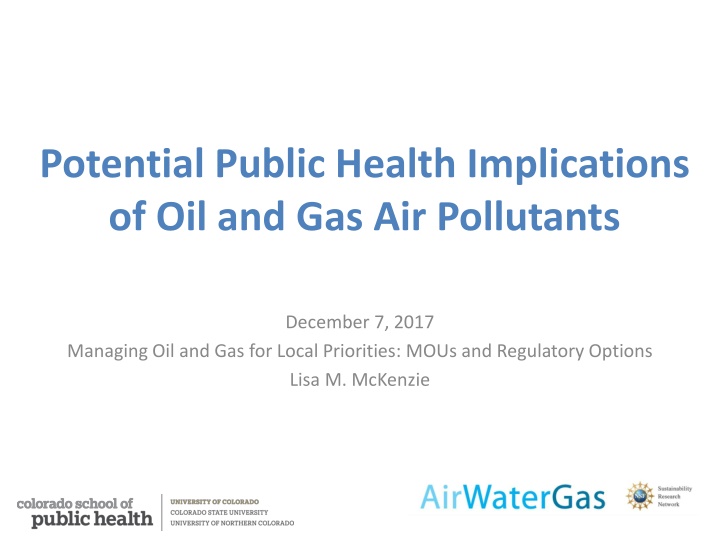 potential public health implications n.w