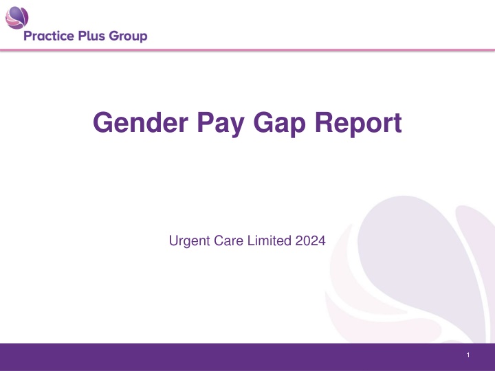 gender pay gap report n.w