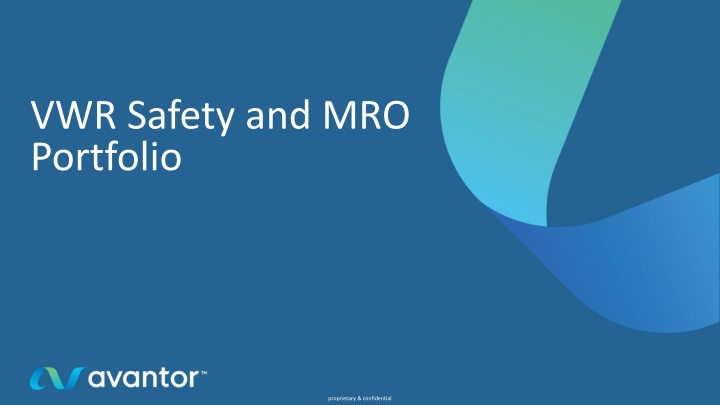 vwr safety and mro portfolio n.w