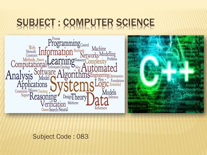 subject computer science n.w
