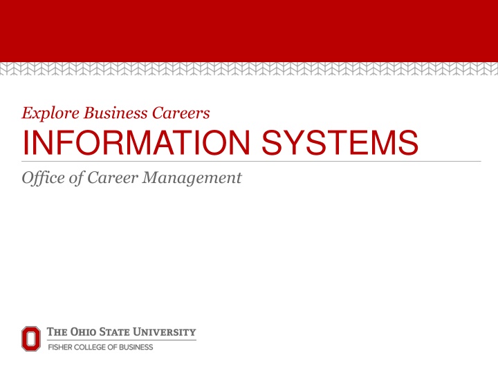 explore business careers information systems n.w