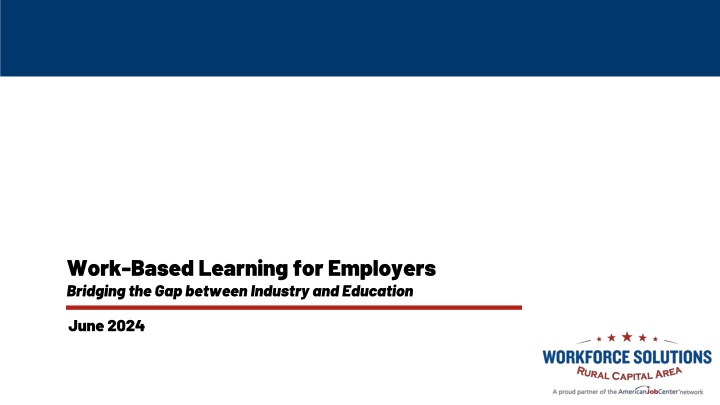 work based learning for employers bridging n.w
