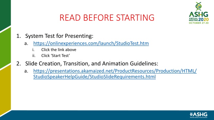 read before starting n.w