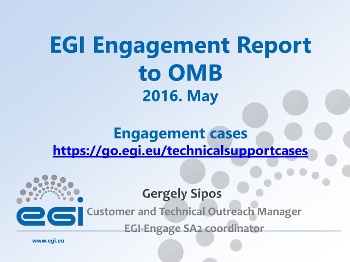 egi engagement report to omb 2016 may n.w