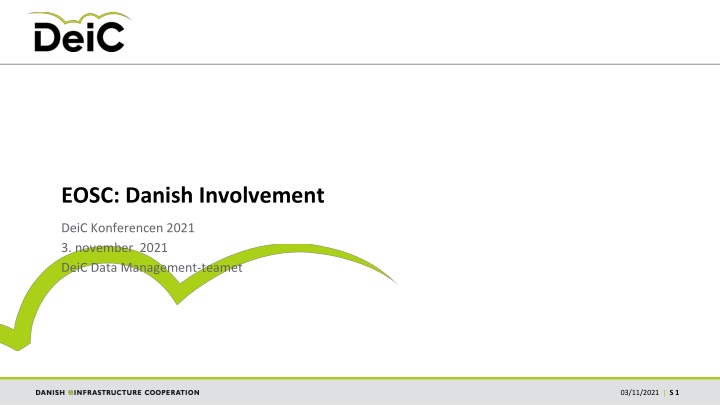 eosc danish involvement n.w