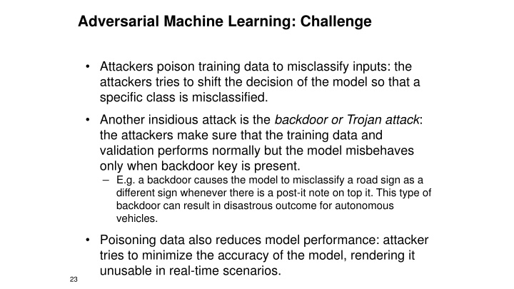 adversarial machine learning challenge n.w