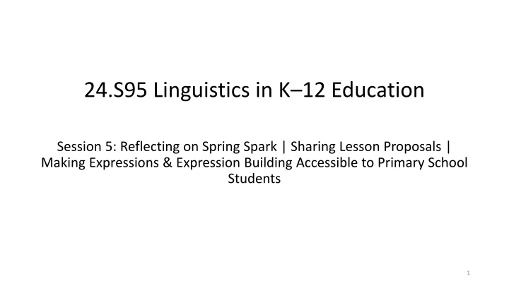 24 s95 linguistics in k 12 education n.w
