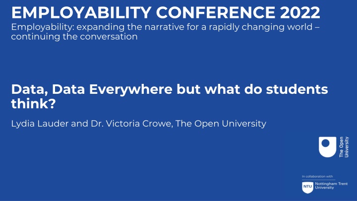 Expanding The Narrative for a Rapidly Changing World: Student Perspectives and Data-Driven Approaches