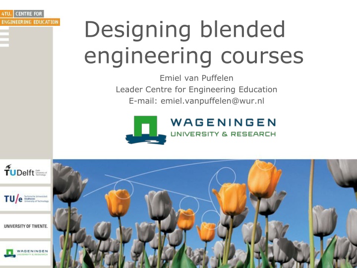designing blended engineering courses n.w