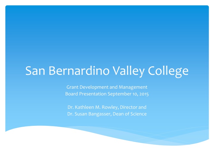 san bernardino valley college n.w