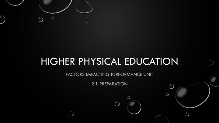 higher physical education n.w