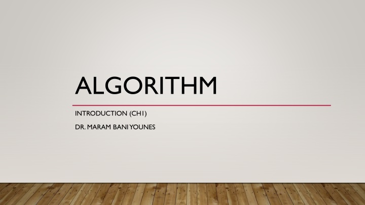 algorithm n.w