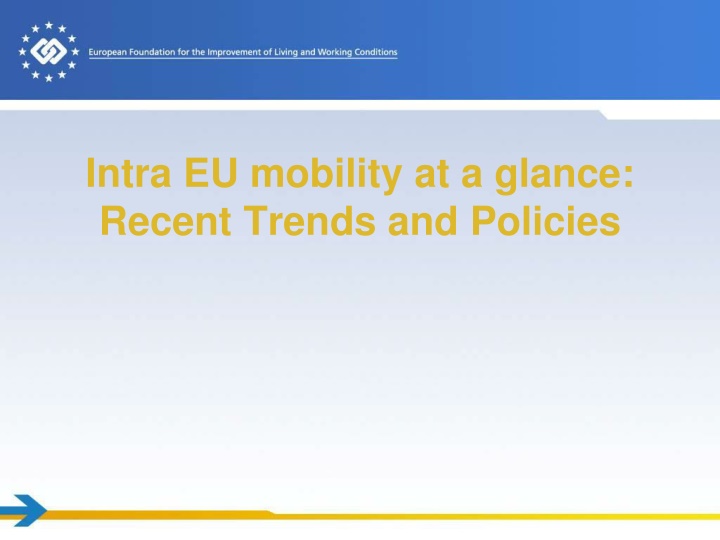 intra eu mobility at a glance recent trends n.w