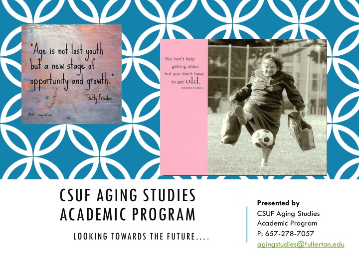 csuf aging studies academic program n.w