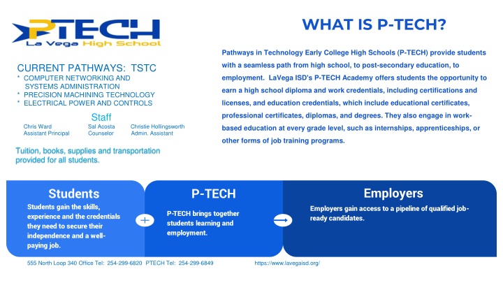 what is p tech n.w