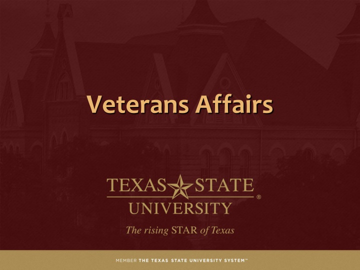 Veterans Affairs Student Benefits and Support