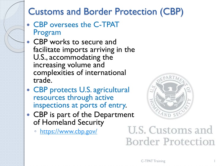 customs and border protection cbp n.w
