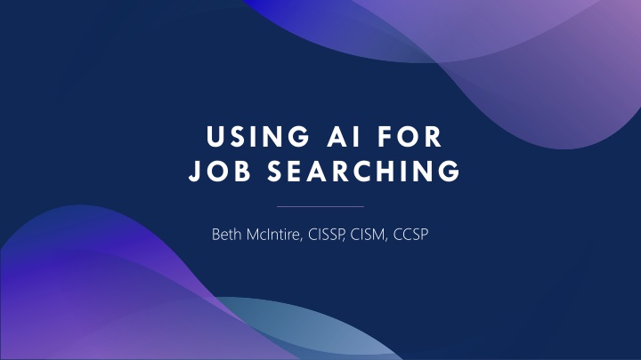 using ai for job searching n.w